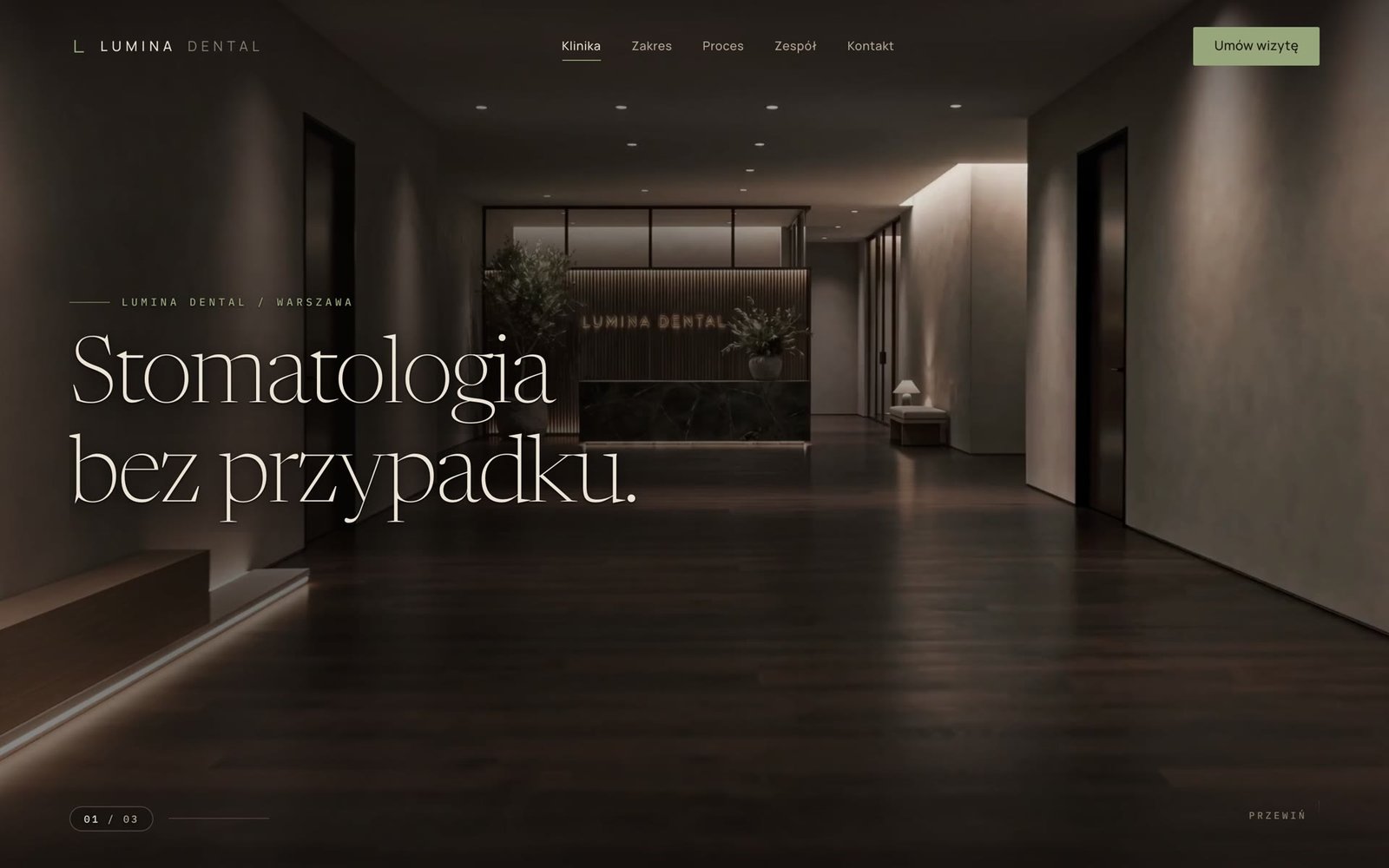 Strona Lumina Dental, stomatologia