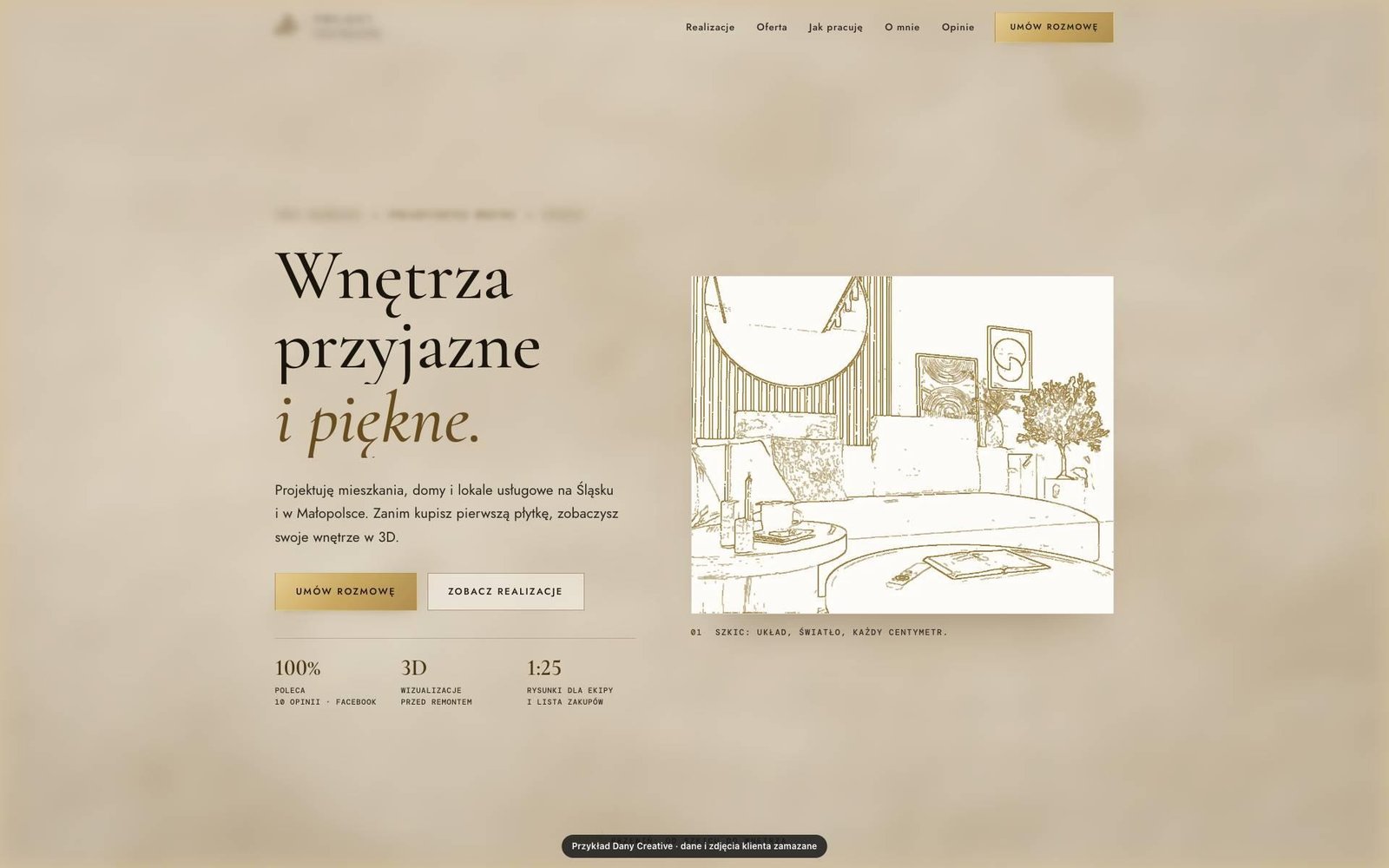 Strona Pracownia wnętrz, projektowanie wnętrz